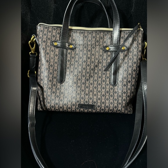 Fossil Black and Brown Crossbody Bag - Picture 4 of 8